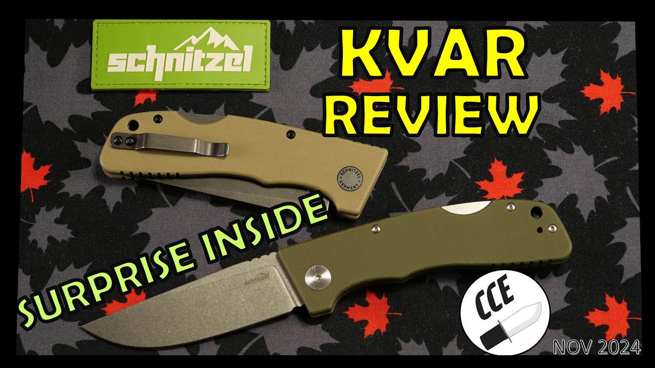 SURPRISING Teardown in this Complete Review of the Schnitzel KVAR  - Hard Use Back-Lock Folder