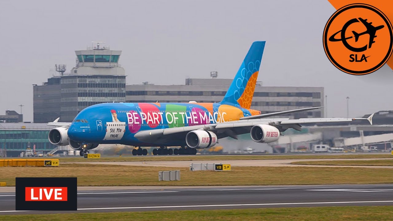 Airport Watch  -  LIVE   |   Sat  1st Feb  2025  |  Manchester Airport UK