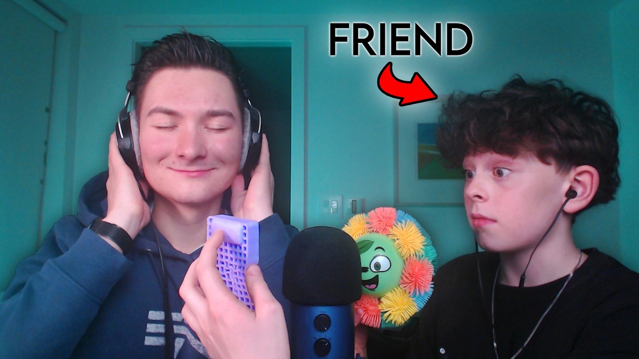 Er versucht das erste mal ASMR! (Mit freunden deutsch)