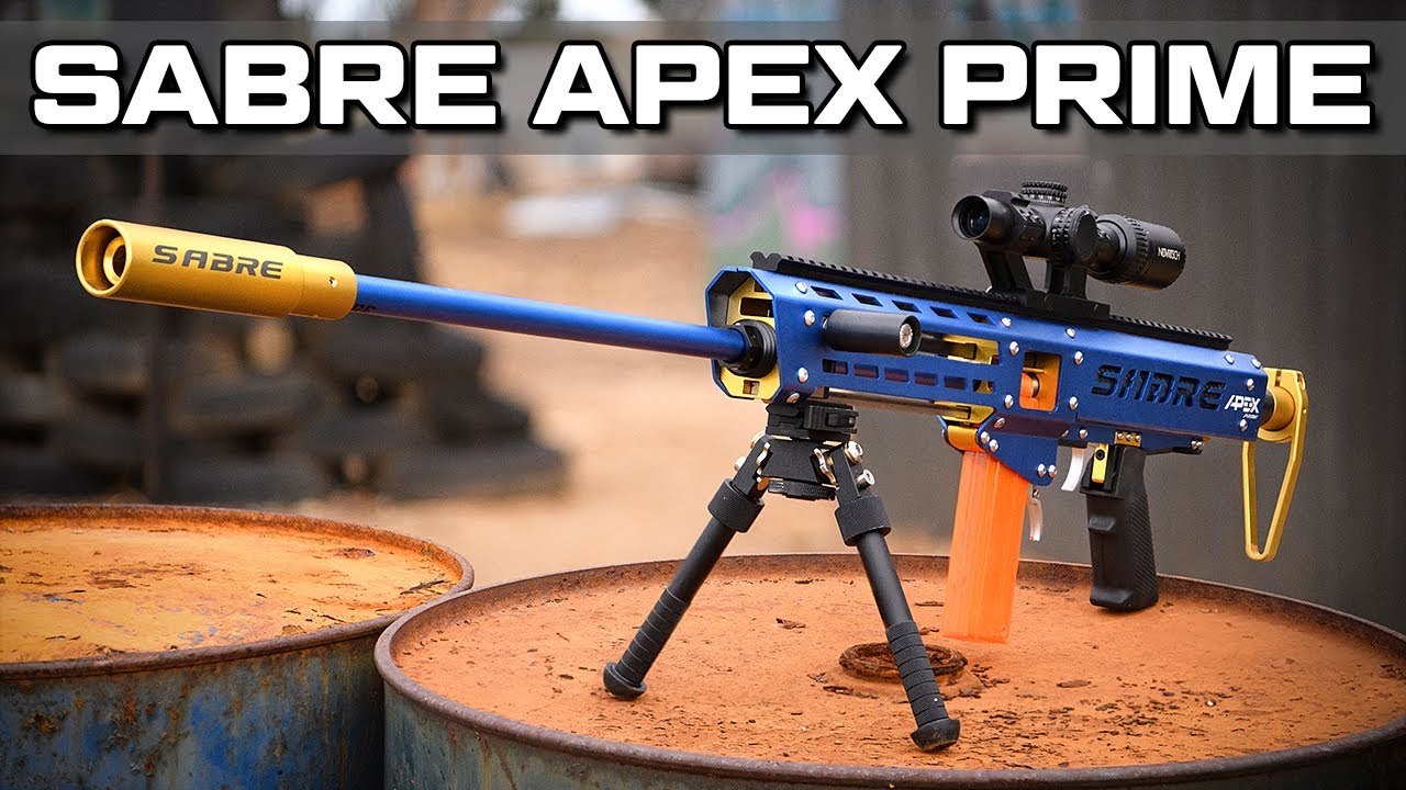 Apex Prime: Sabre's New Full Metal Nerf Sniper!