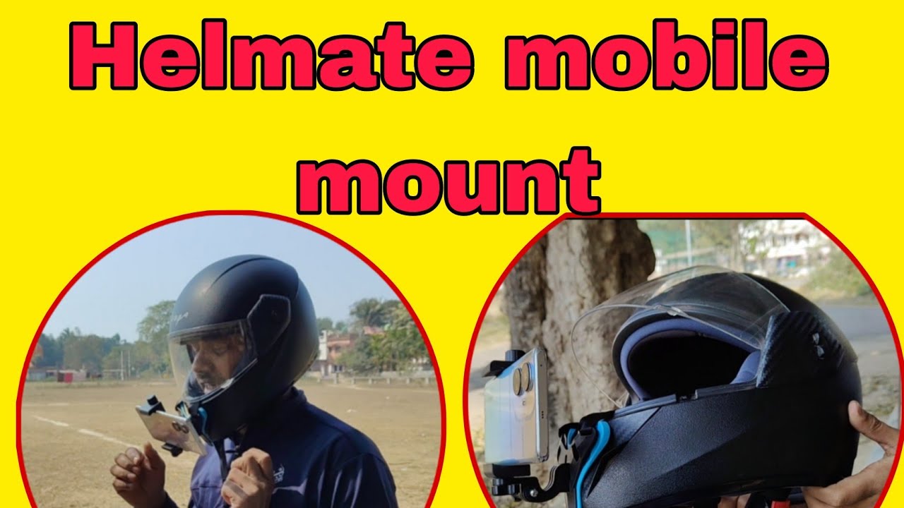 Helmate mobile mount kaise fiting kare