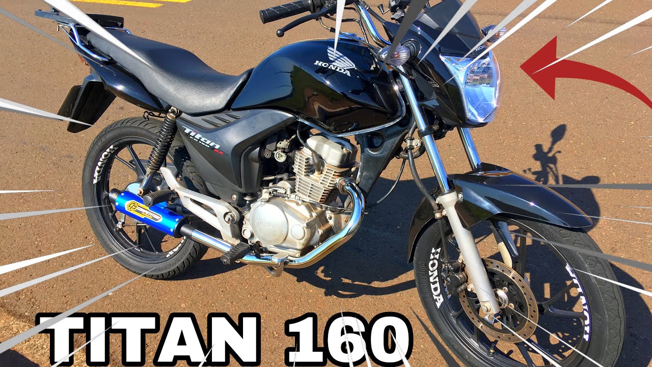 COLOQUEI A FRENTE DA TITAN 160 NA TITAN 150 MIX MONTADINHA 2021 =CAIO JMS=