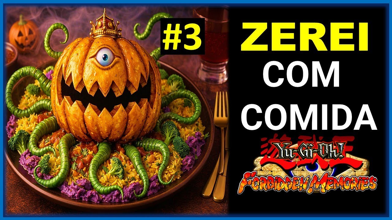 ZEREI COM CARTAS DE MONSTROS QUE LEMBRAM COMIDA YU-GI-OH! FM X15.