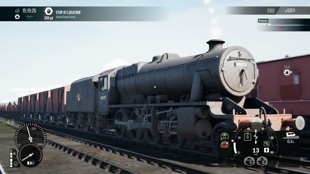 TRAIN SIM WORLD 6 STEAM ENGINE BRANCH FREIGHT WIDNES SPEKE JUNCTION FULL GAMEPLAY  4K VIDEO