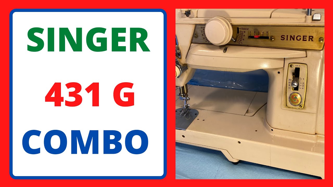 Singer 431 G Convertible Vintage Sewing Machine