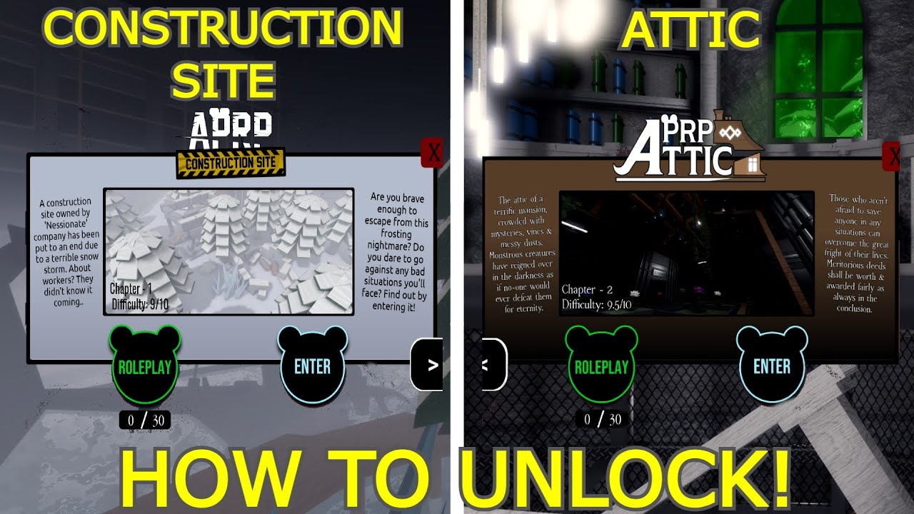 How to UNLOCK CONSTRUCTION SITE & ATTIC MAPS in ACCURATE PIGGY RP: THE RETURN! - Roblox