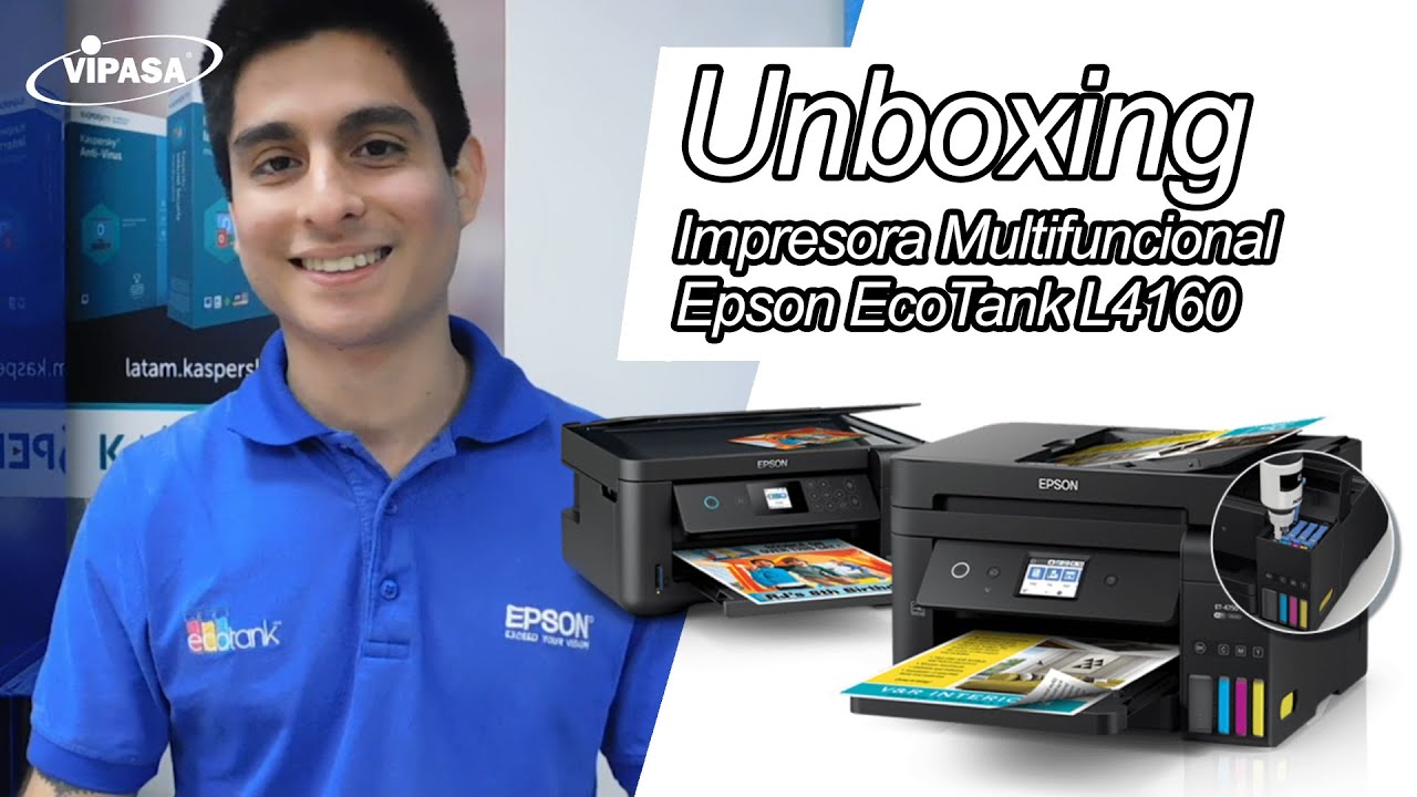 Unboxing Multifuncional Epson EcoTank L4160