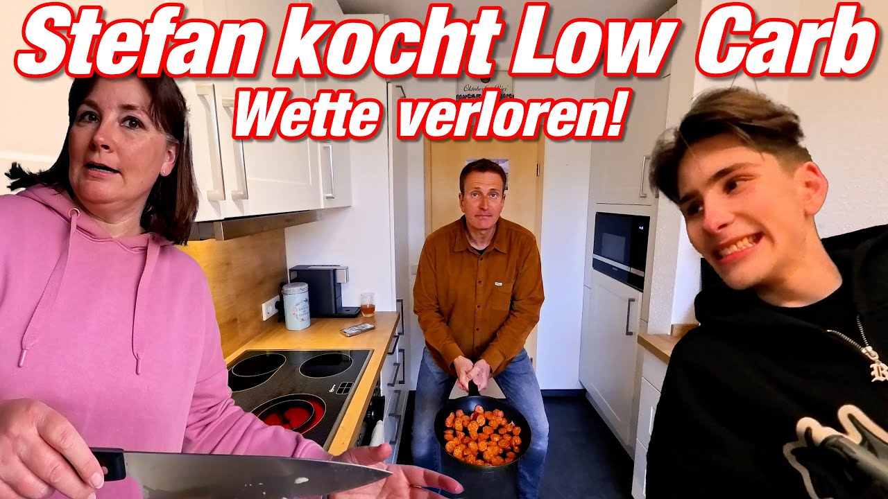 Wette verloren! | Stefan muss Low Carb kochen | VLOG 548 | Stefan und John