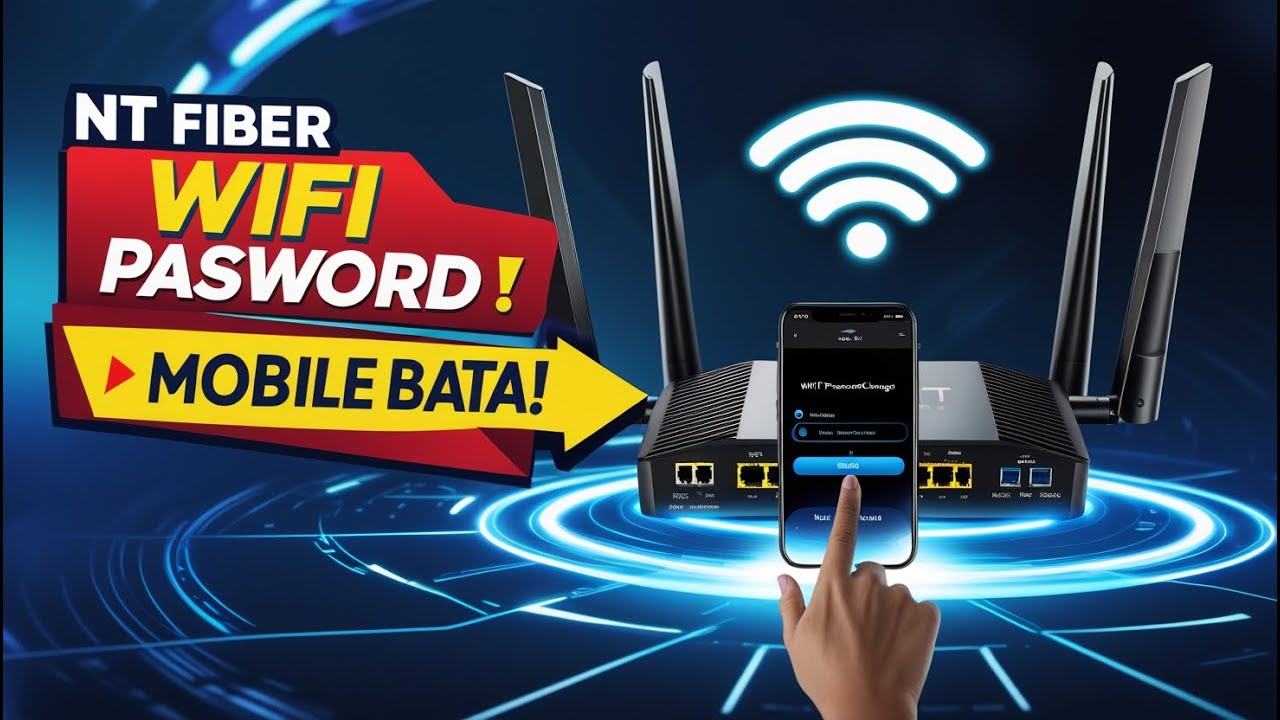 how to change wifi ssid and password of nt fiber | how to change wifi password