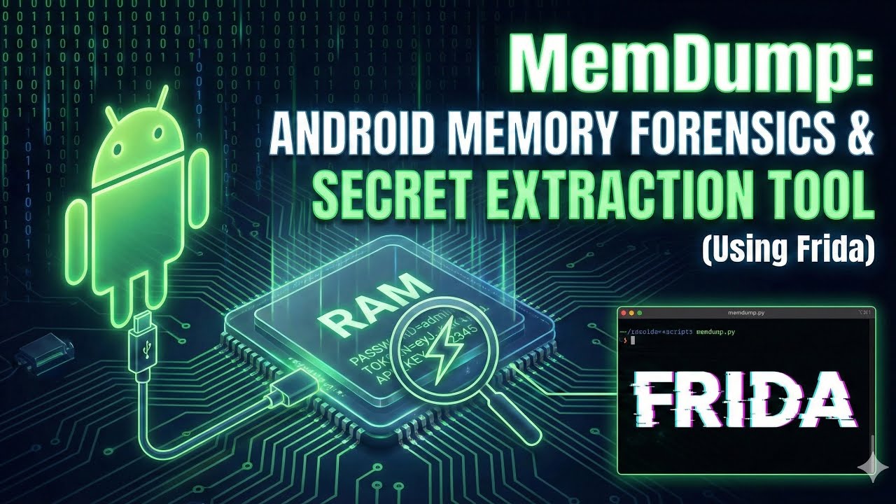 Hacking Android Apps: Finding Hidden Secrets in RAM with MemDump