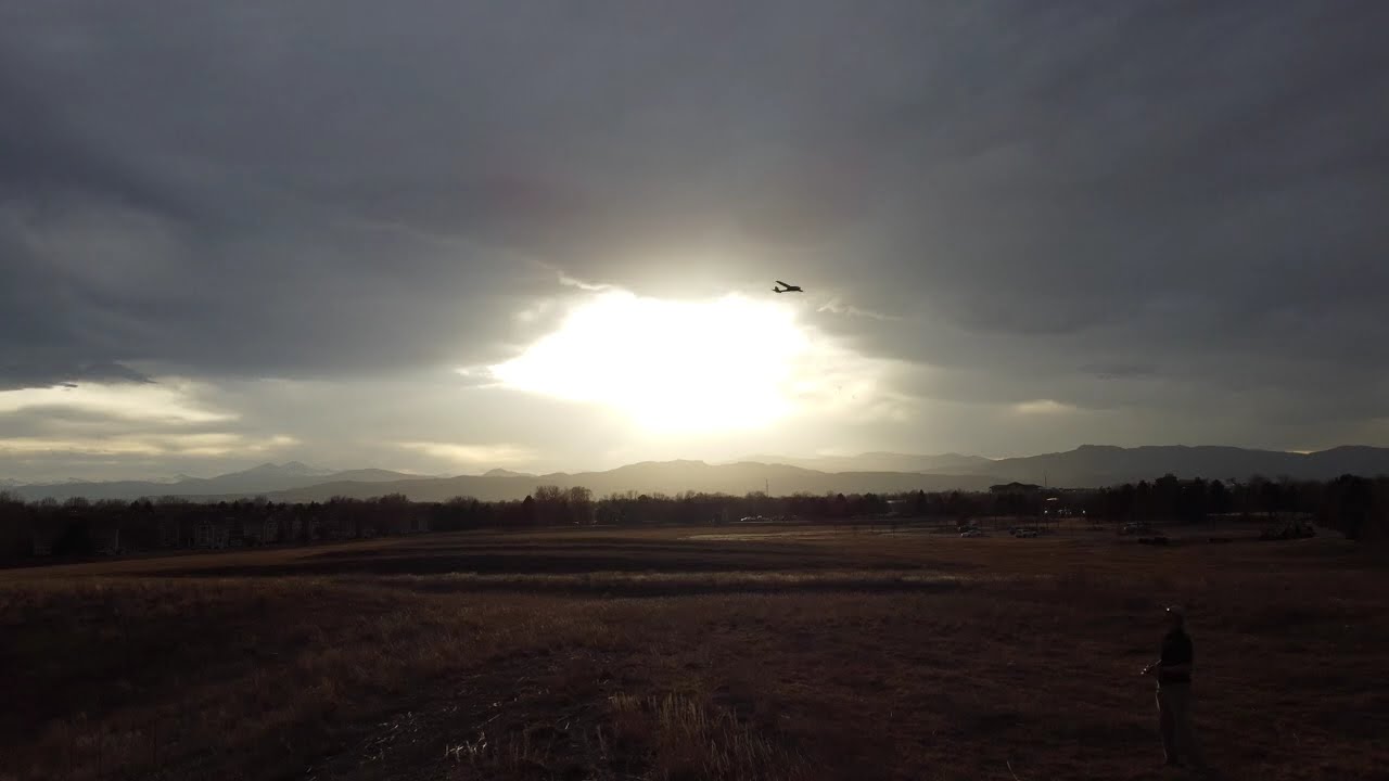 Flying Volantex Ranger 600 RC airplane
