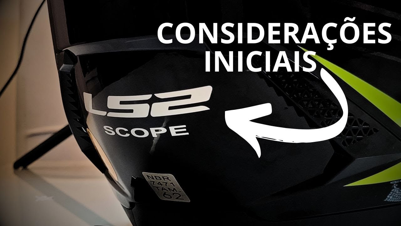 Review inicial sobre o capacete LS2 SCOPE (FF902)