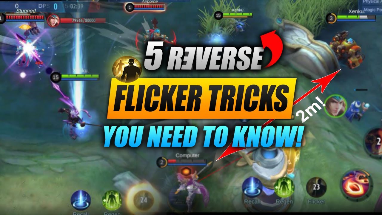 5 INSANE Flicker Tricks You NEED to Know! | Mobile Legends