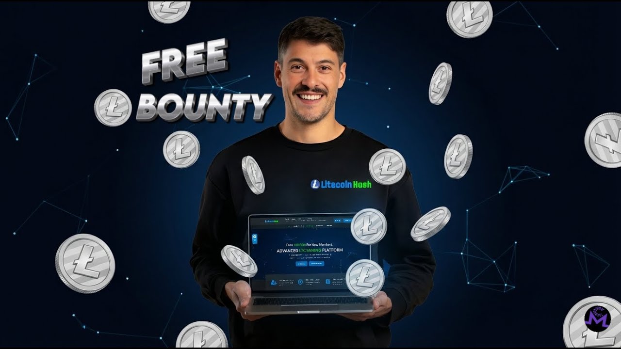 NEW LTC MINING PLATFORM | FREE PLAN + BOUNTY | EARN CRYPTO... LITECOIN HASH