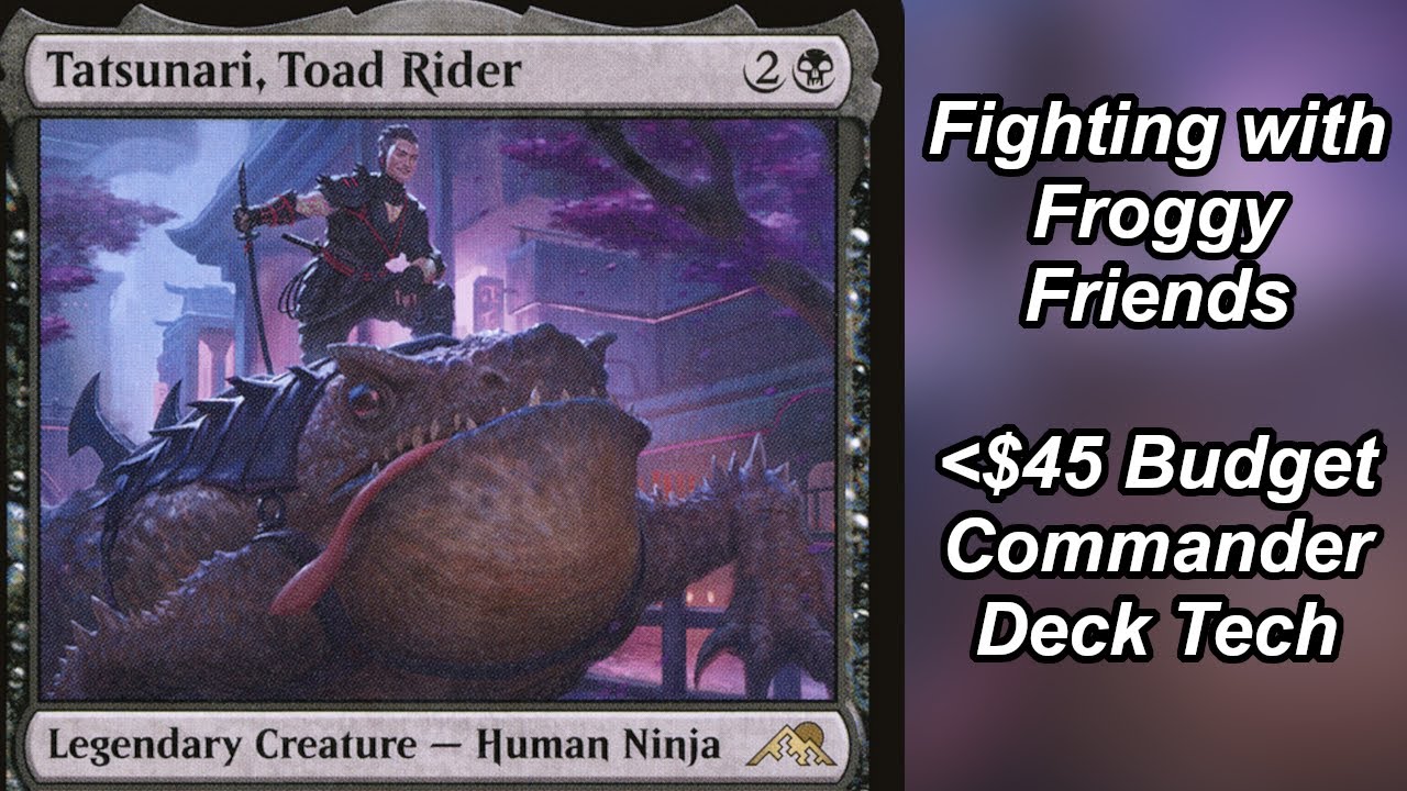 Tatsunari, Toad Rider Budget Commander Deck Tech | MTG