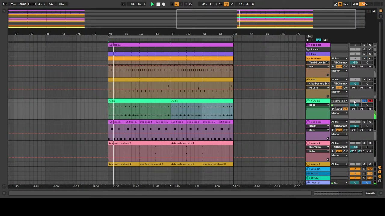 How to make a Minimal-House/Dub-techno on Ableton Live 11