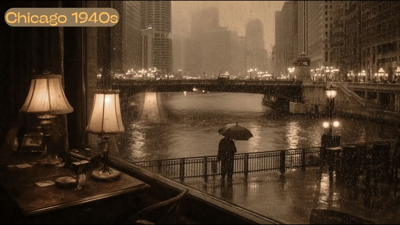 🎷Old Chicago Jazz 1940s | Warm Nostalgic Jazz Music for Reflection & Night Mood