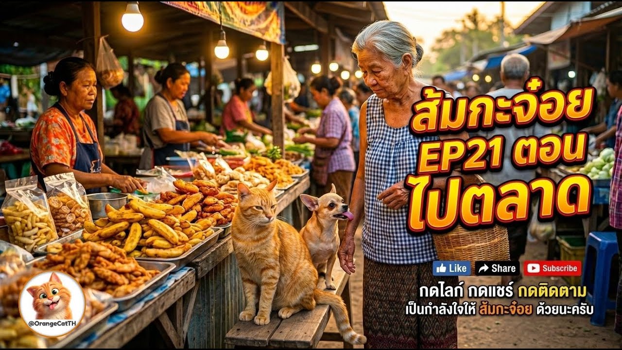 ส้มกะจ๋อย EP21 ตอน ไปตลาดกัน