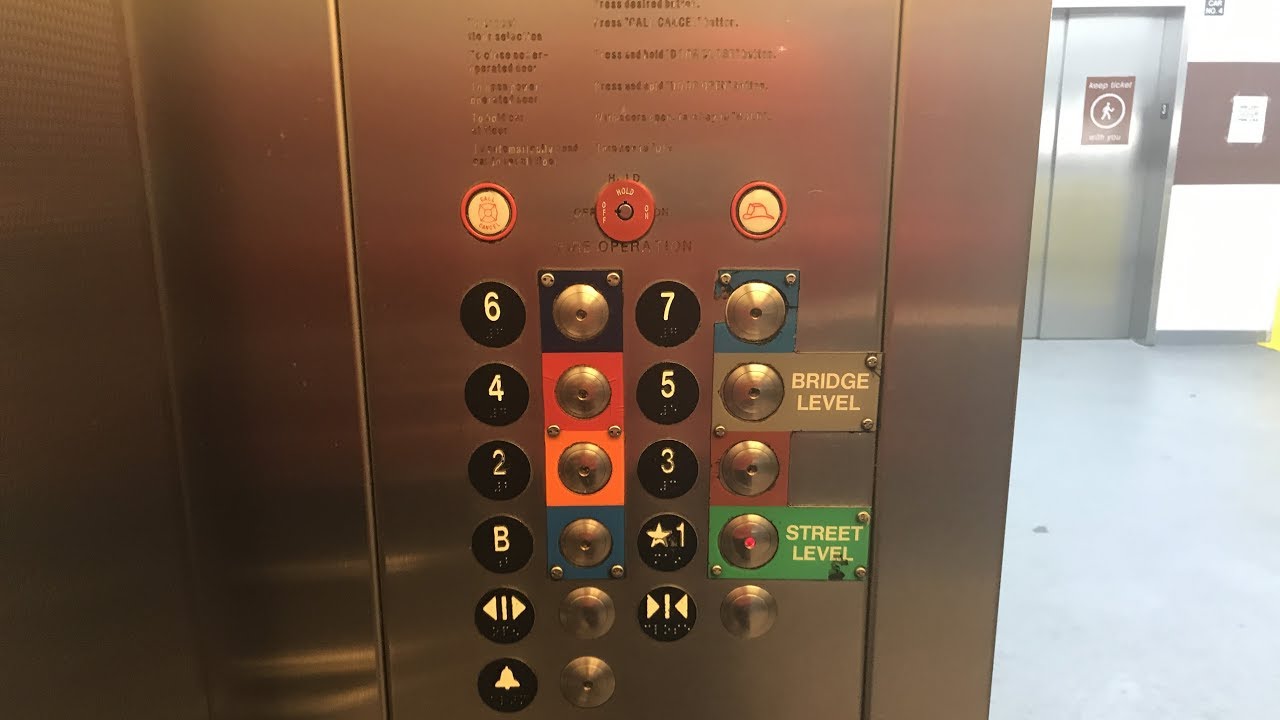 ThyssenKrupp SPF Elevators (Bank 1) at Wayne Avenue Garage, Silver Spring, MD