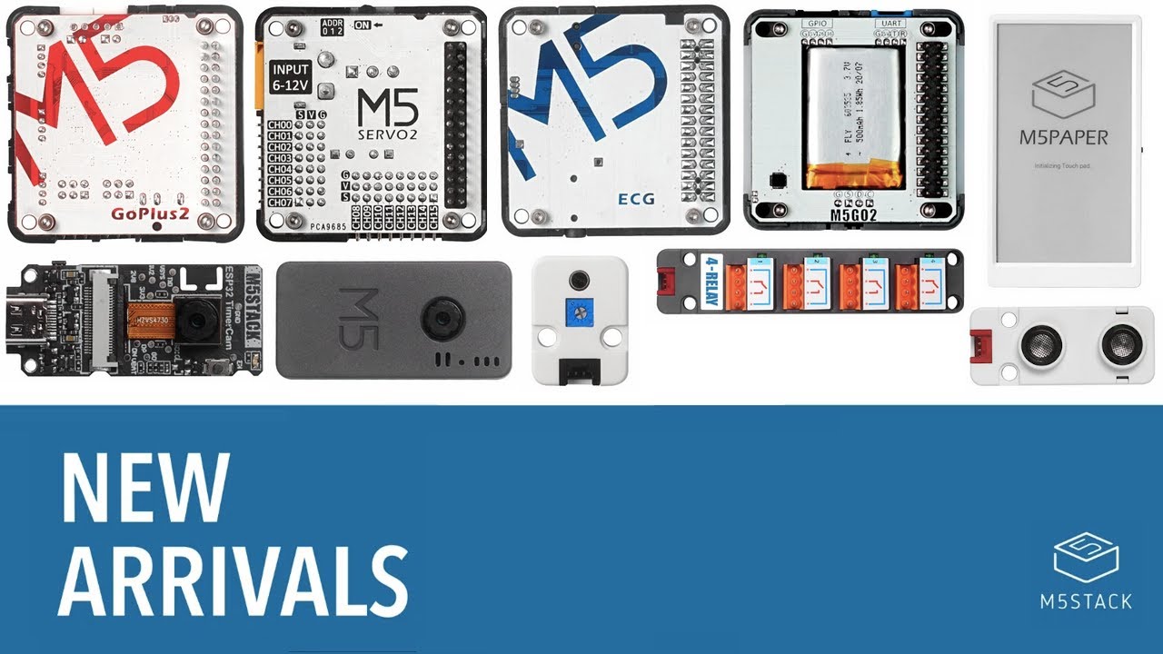 New Products dropping! M5Stack December 2020