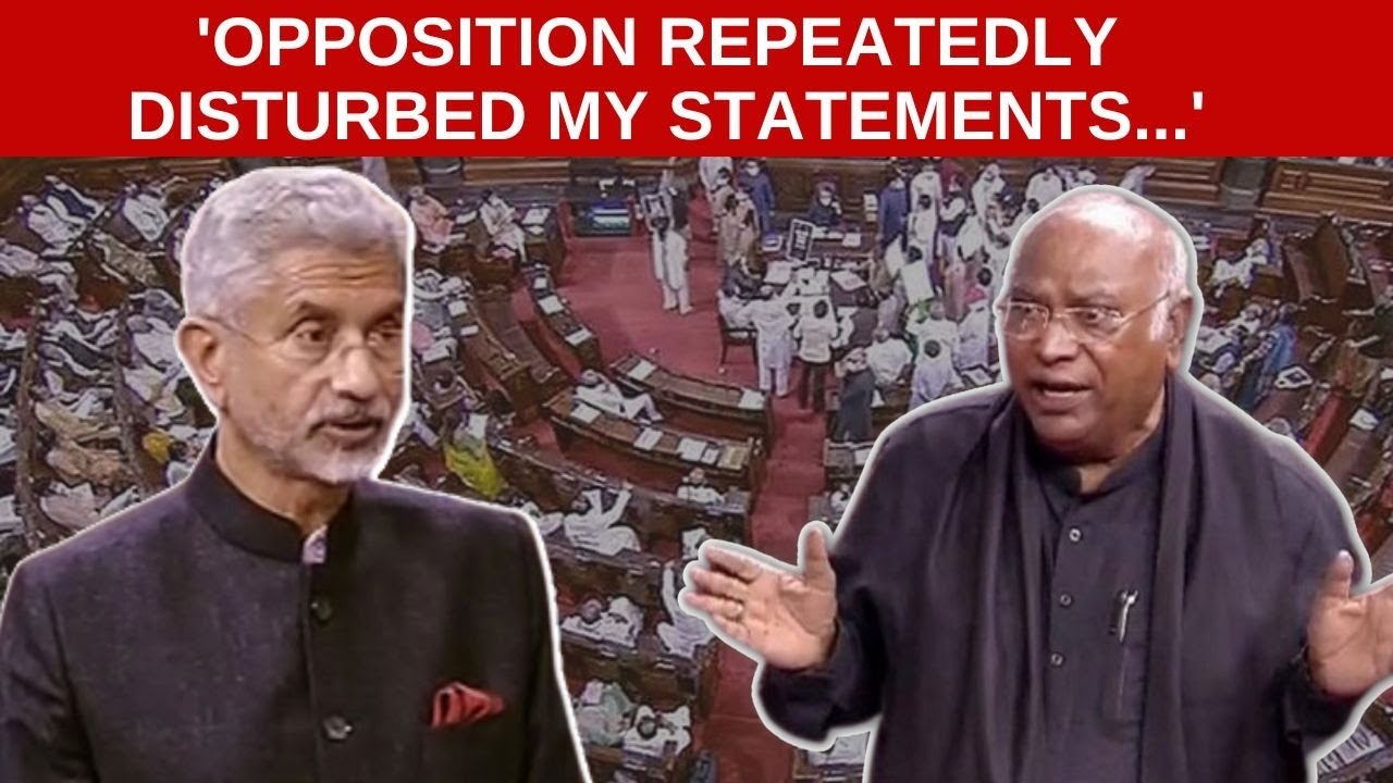 LIVE: Jaishankar Details India's Foreign Policy, Jibes At Opposition For Disrupting Parliament
