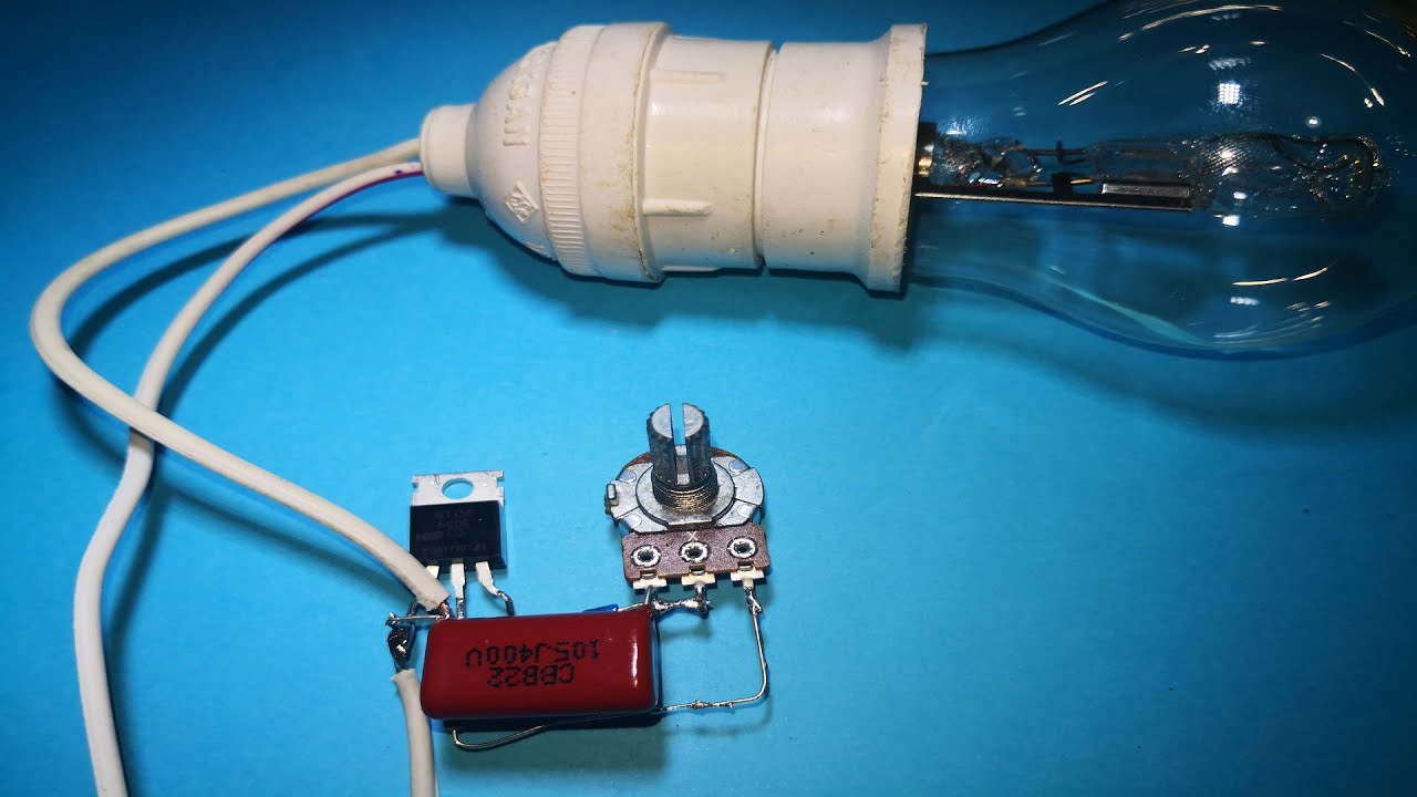 220 В DIMMER CIRCUIT CONSTRUCTION - РЕГУЛИРУЕМАЯ КОНТРОЛЬНАЯ КОНСТРУКЦИЯ - ЭЛЕКТРИЧЕСКИЙ ВЕНТИЛЯТОР