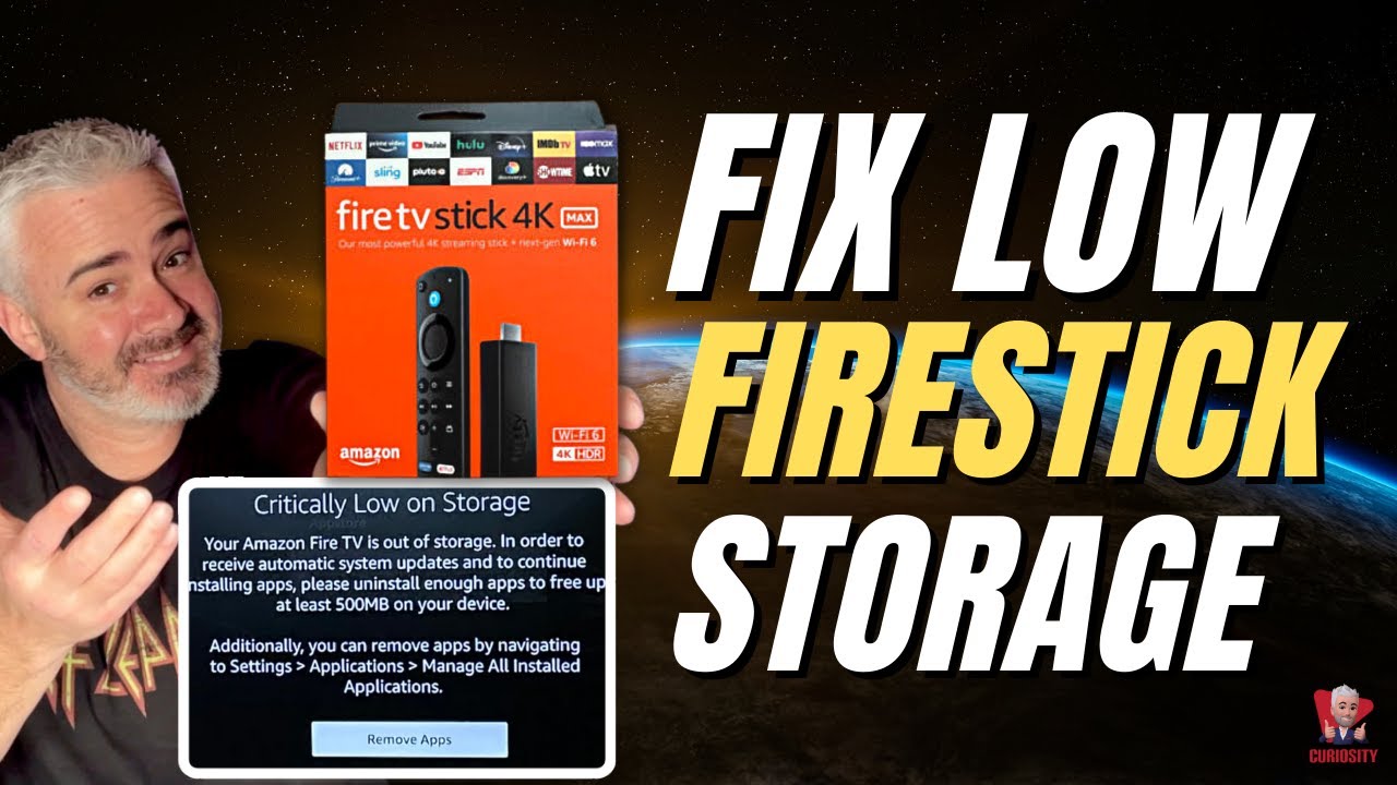 LOW STORAGE FIX FOR FIRE TV DEVICES (FIRESTICK, CUBE OR TV) - EASY METHOD