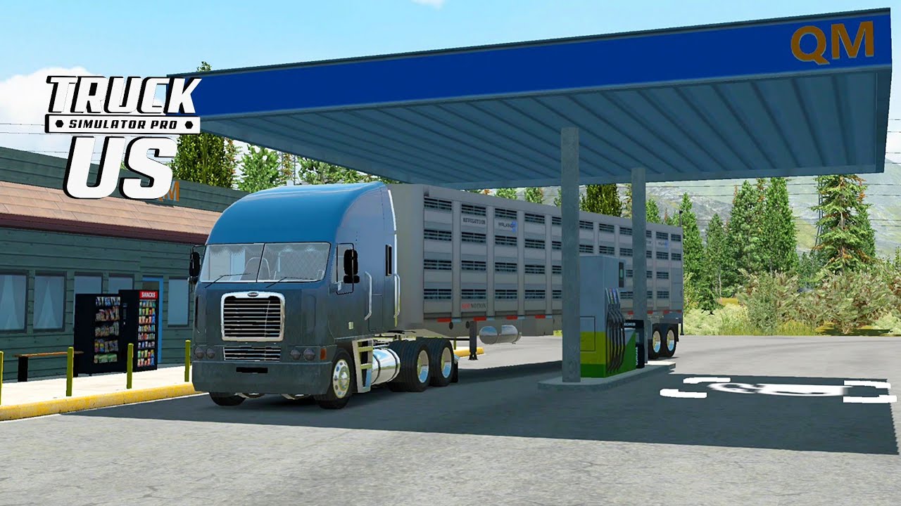 Heading to Clarkston with Livestock Trailer - Gameplay | Truck Simulator PRO US 