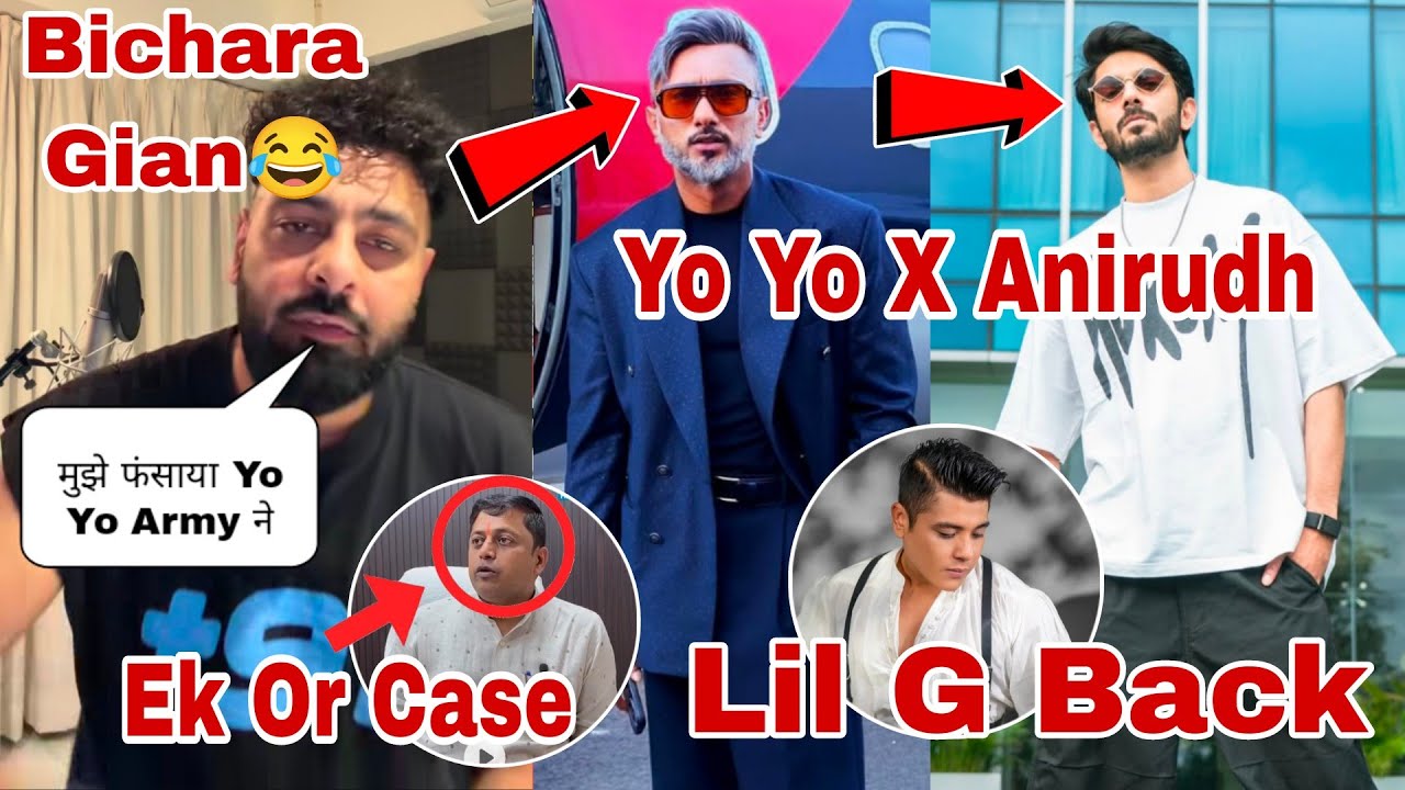 Gian Par Ek Or Case 😂 | Badshah | Yo Yo X Anirudh | Lil G Is back | 