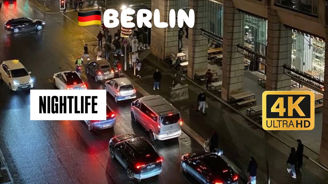 Berlin Nightlife 4K Walking Tour: Discover the City&rsquo;s Hottest Spots & Vibrant Streets After Dark