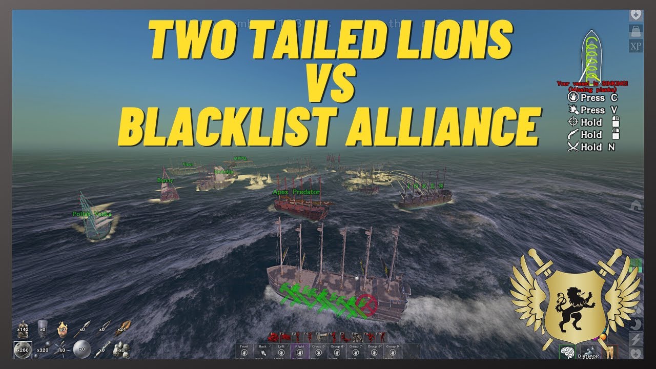 Atlas NA PVP | Fleet Fight against Blacklist Alliance [TTL]