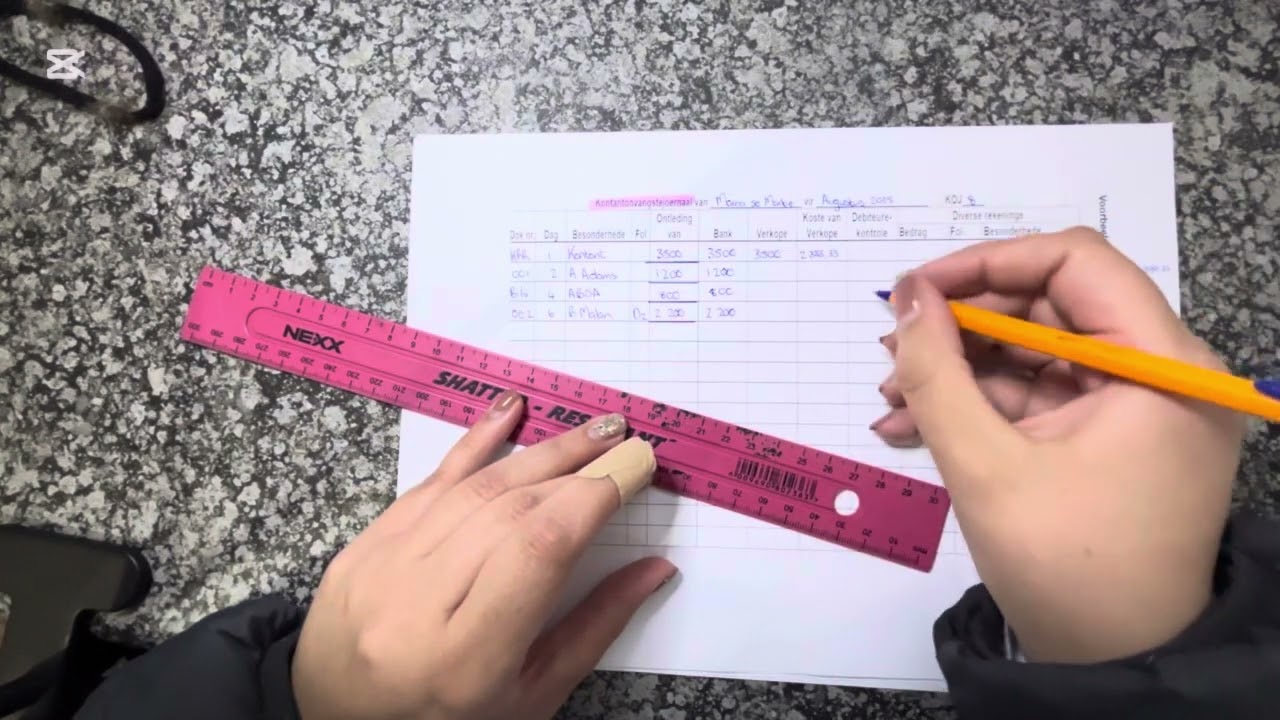 Gr9 Rekeningkunde Hoe om ‘n KOJ, KBJ, DJ en DAJ te doen en hul Algemene Grootboek rekeninge?