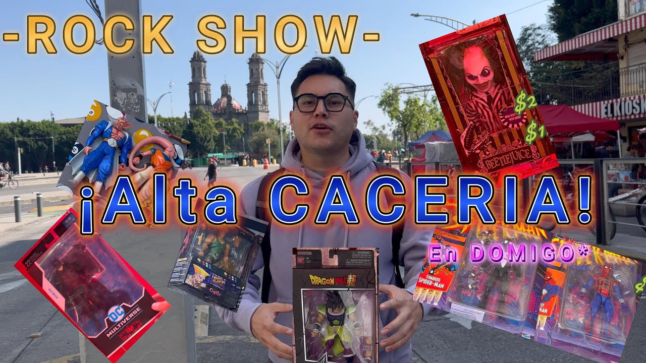 CACERIA en el ROCK SHOW en DOMINGO 😱 | ¡Mira todo lo que compramos con $500 PESOTES! 💵 #cacería