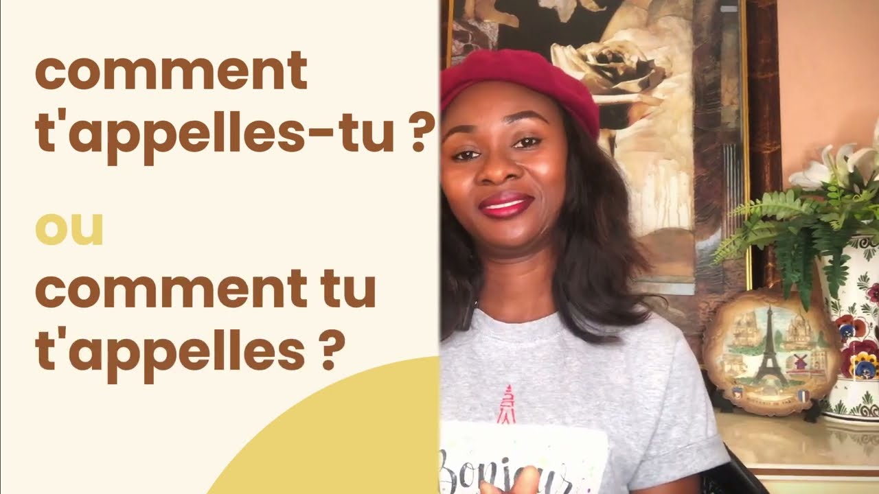 How to Ask and Say your Name and Surname in French (Questions sur l'identité part 1) Delf Prim