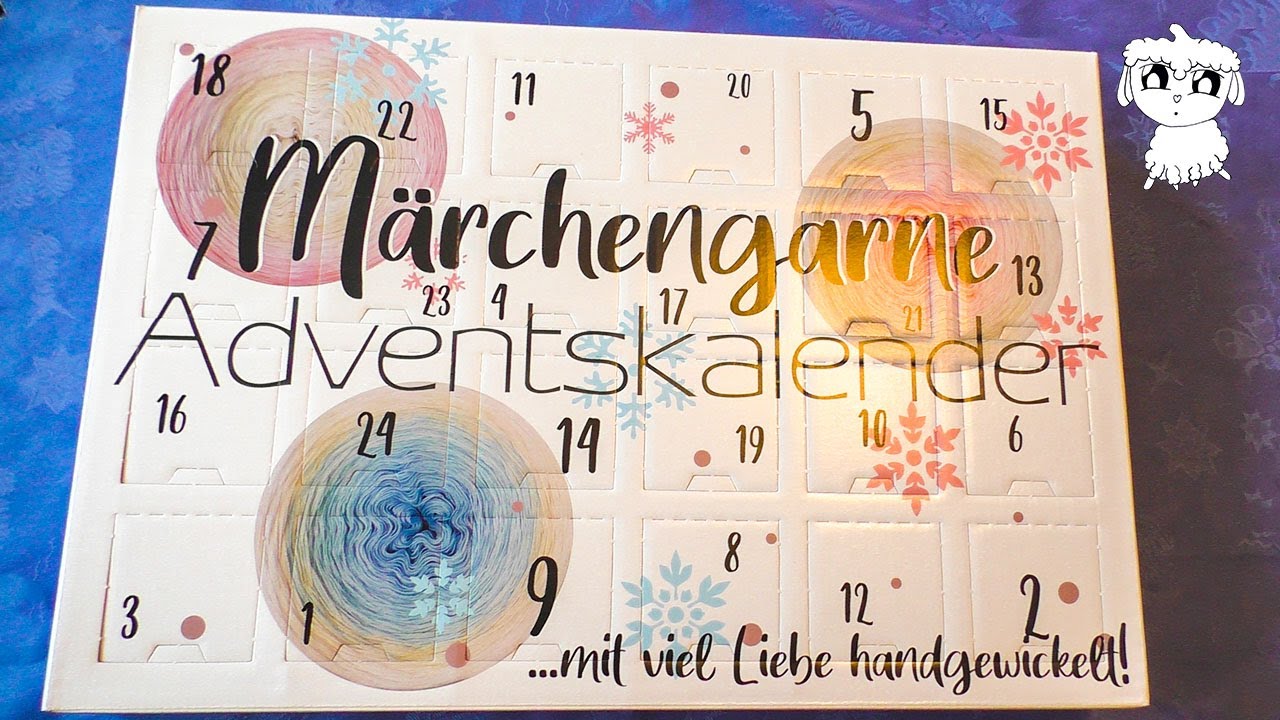 Bobbel Adventskalender / Adventskalender 2021/ Märchengarne Adventkalender / Wolle/ Maschenschäfchen