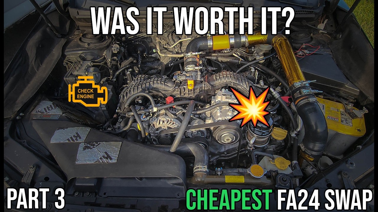 Is the FA24 Worth It ?? | Cheapest VA FA24 Engine Swap Part 3