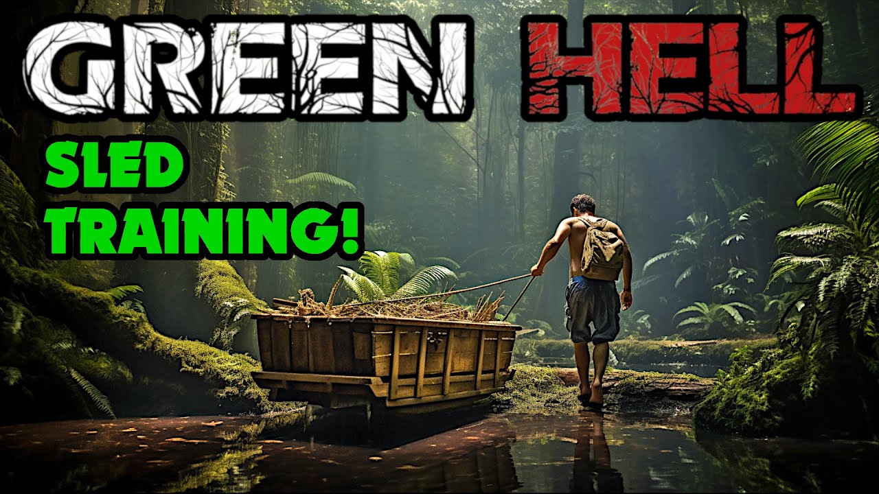 Green Hell Sled Training | Storage and Transportation Beta Development Build! | Steam PC