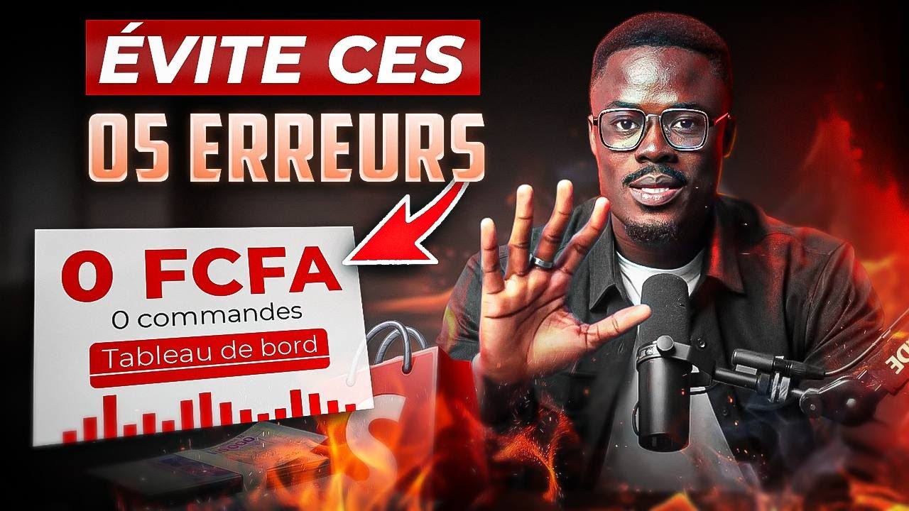 05 Erreurs GRAVES à Éviter en E-commerce en Afrique !!