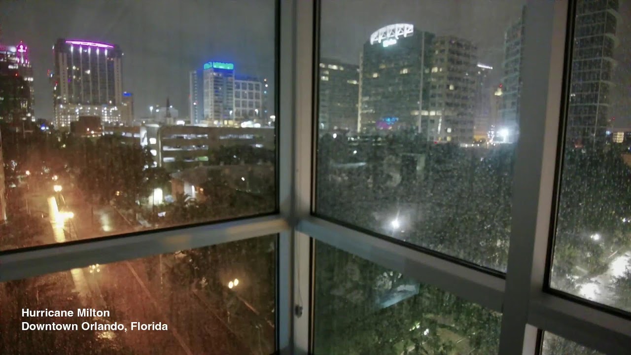 Hurricane Milton - Live from Downtown Orlando, FL