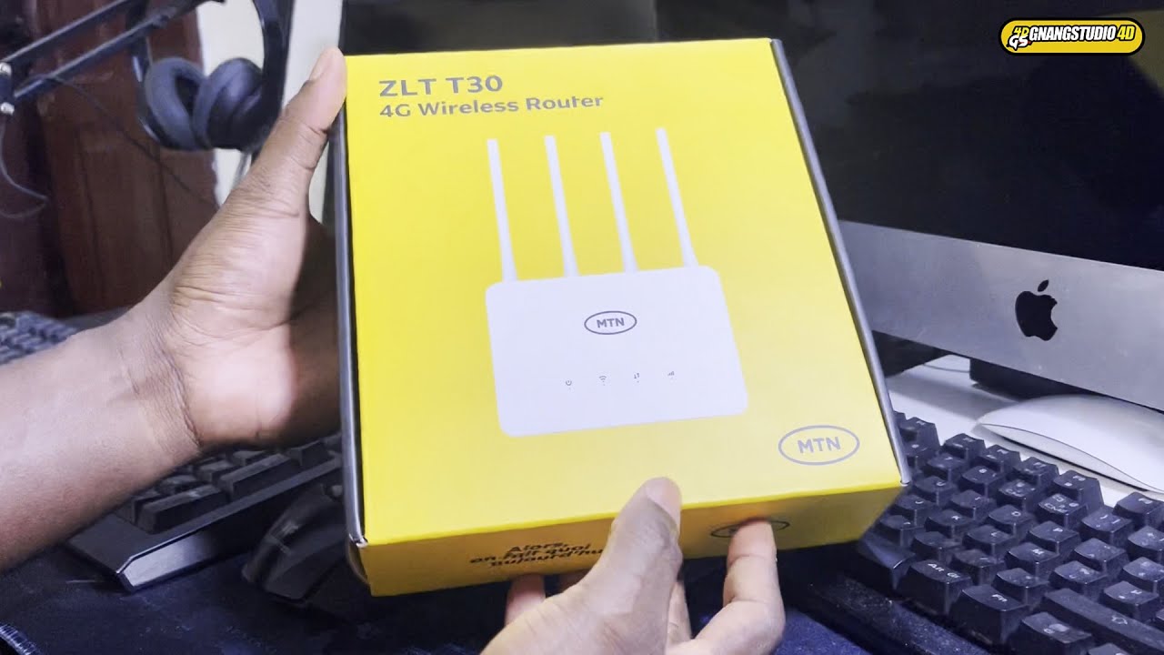 Распаковка беспроводного маршрутизатора ZLT T30 4G