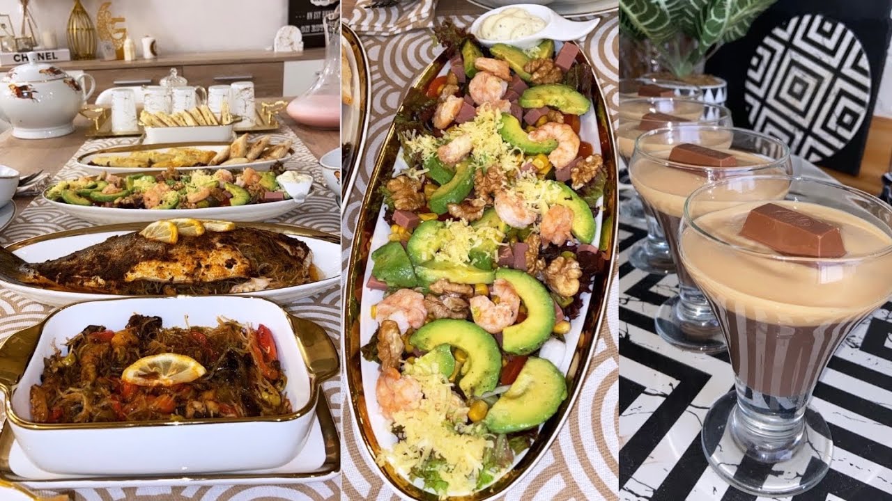 واخيرا رجعت لداري 🥹 فطور صحي الحوت فالفران وتحلية خطيرة🤤