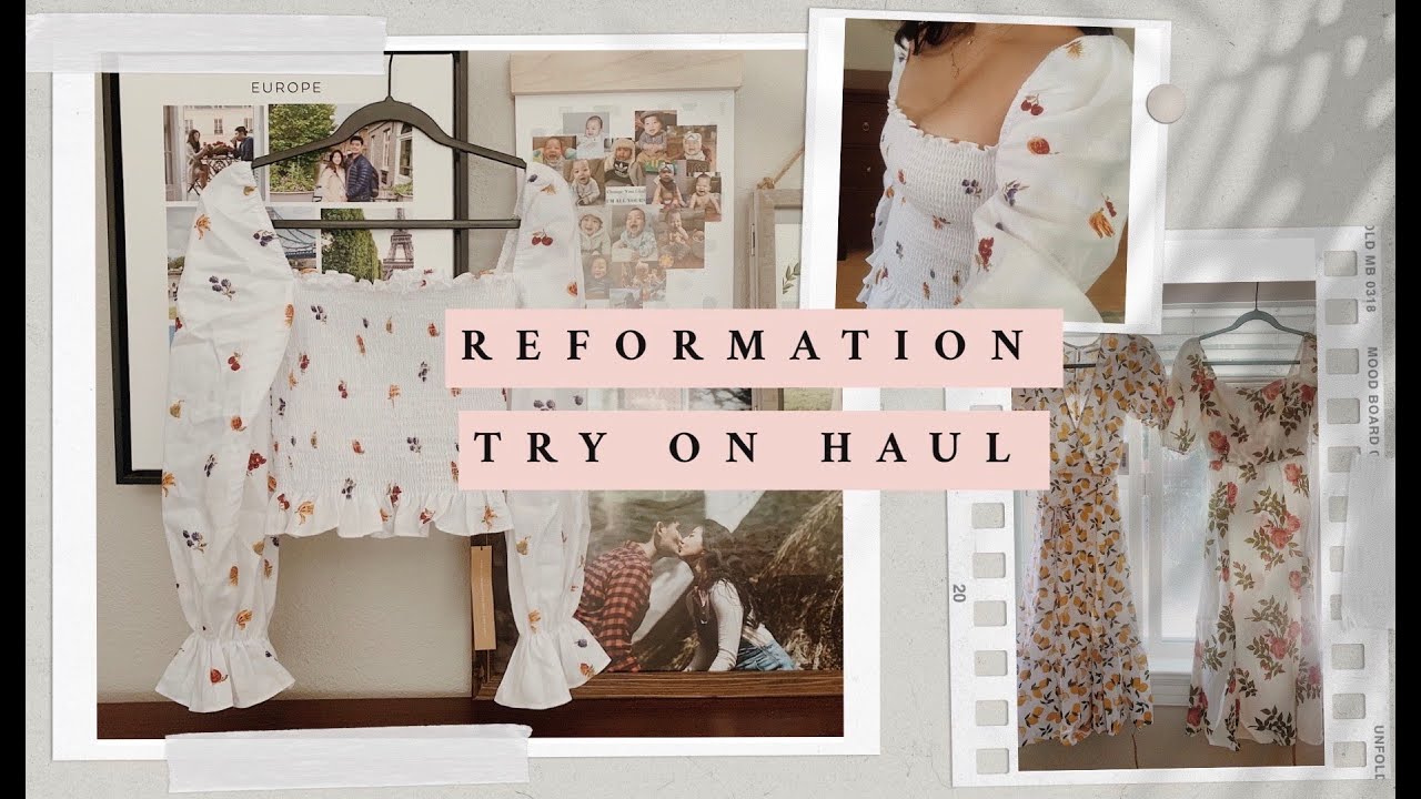 REFORMATION Try On Haul: Sustainable Clothing Brand Review