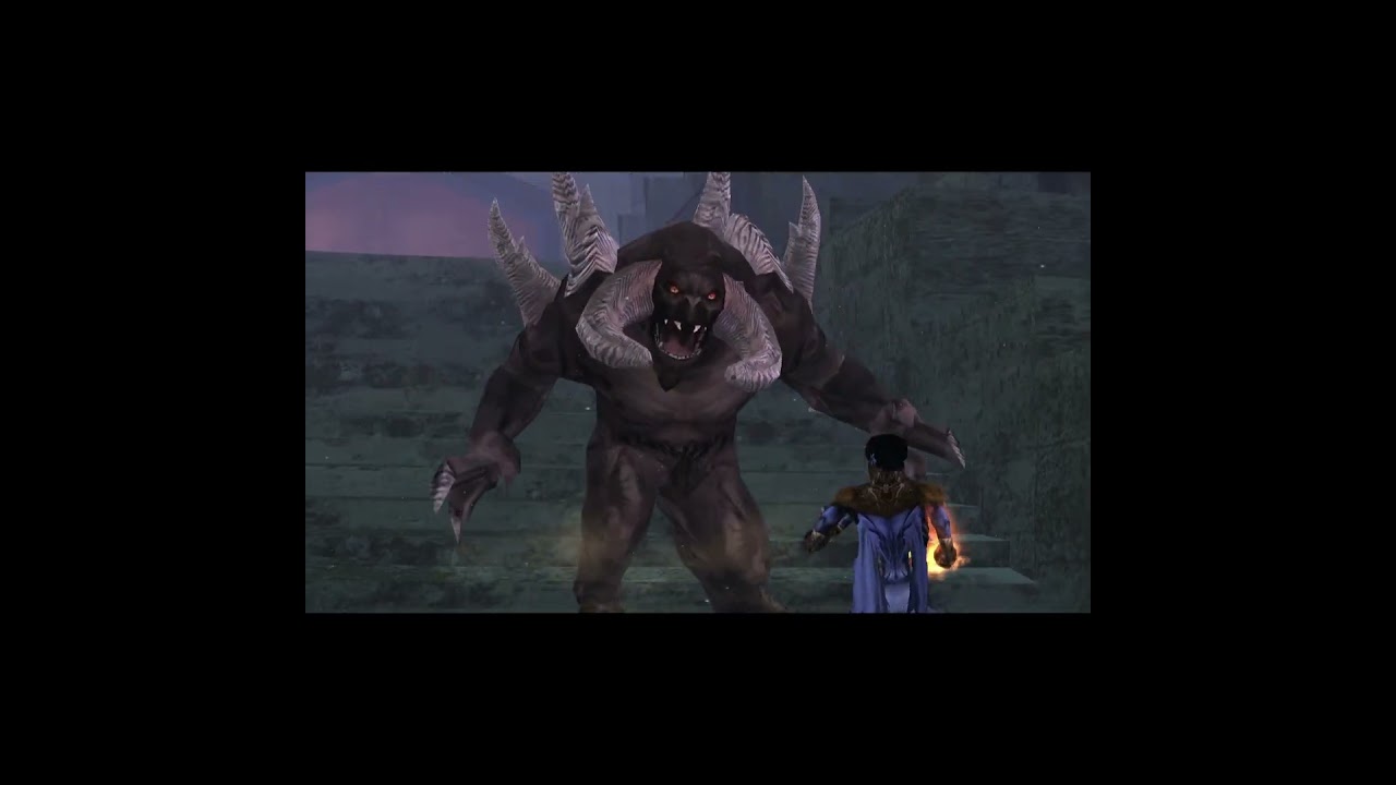 Raziel encounters three black fire demons at the Pillars #legacyofkain  #soulreaver2 #raziel
