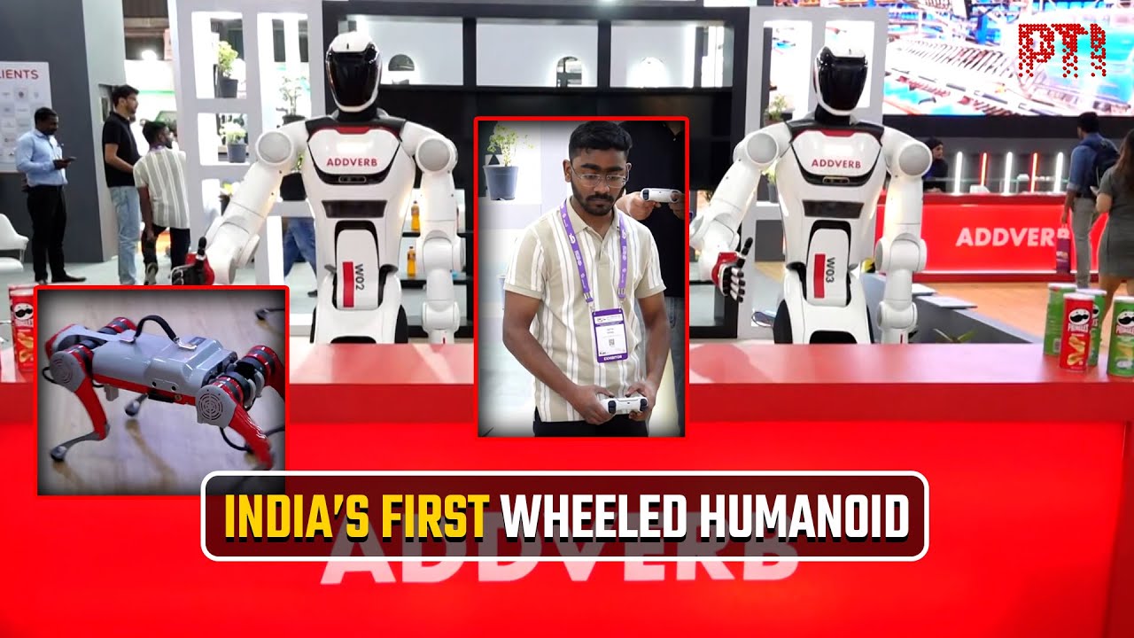 Addverb unveils its first Made-in-India wheeled humanoid robot
