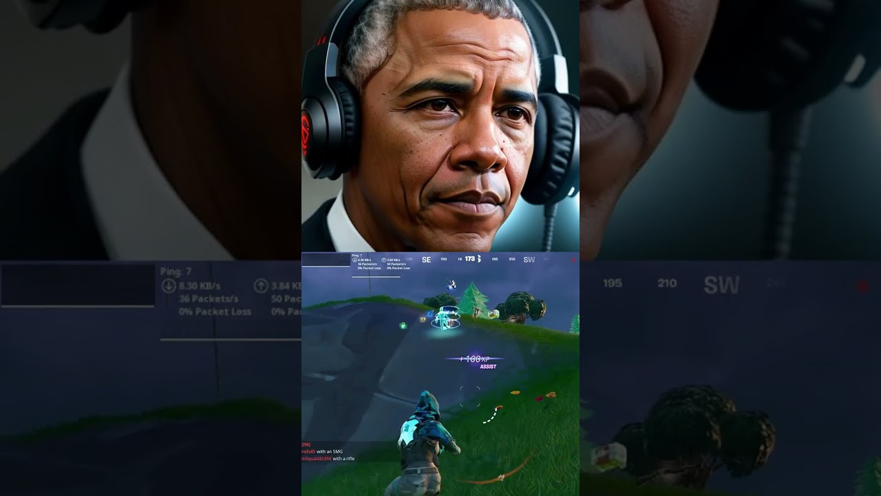US Presidents Play Fortnite