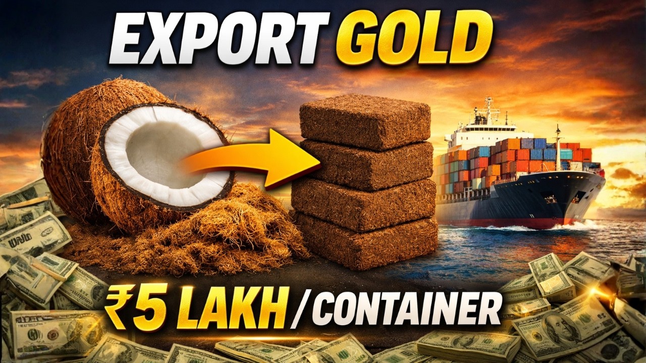 Hindi:Coconut & Coir Products Export from India | 35+ Products, 50+ Countries | Complete Guide 2026