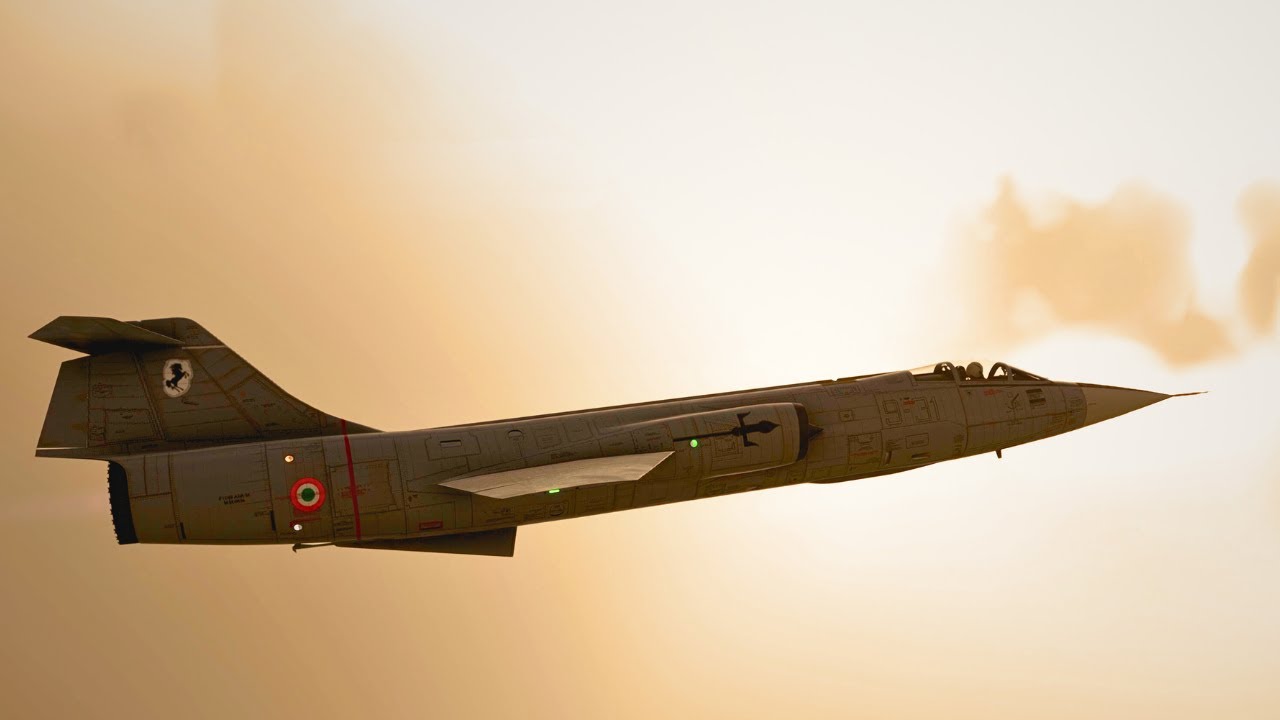 F-104 is the ideal weapon... | SPILLONE experience in Flight Simulator multiplayer