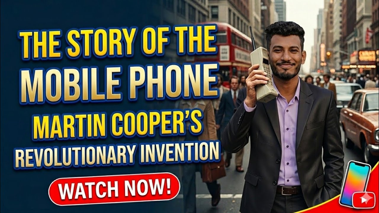 The Story Behind the Invention of the Mobile Phone 📱। Wendover History 