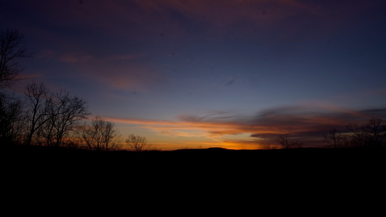 Sunset Dreams from Our Off-Grid Ozark Retreat