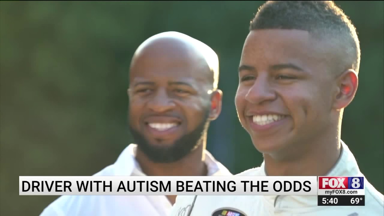Professional race car driver with autism beating the odds, living his dream